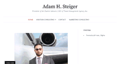 Desktop Screenshot of adamsteiger.com